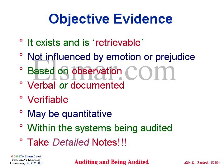 objective-evidence