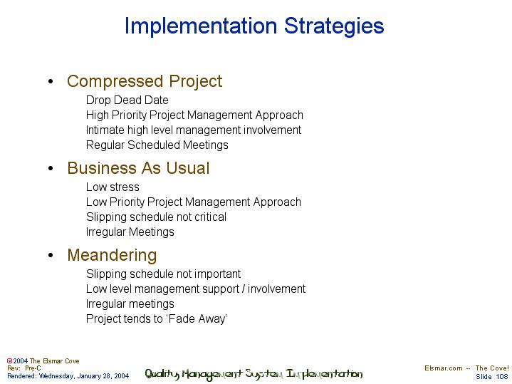 Implementation Strategies